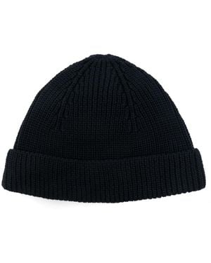 Roberto Collina Merino Wool Beanie - Blue