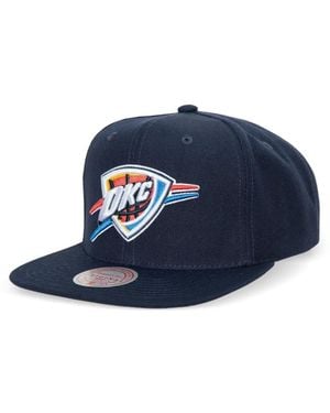 Mitchell & Ness Embroidered Baseball Cap - Blue