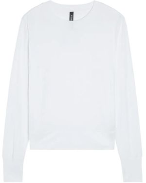 Vuori Crew-Neck Long-Sleeved T-Shirt - White