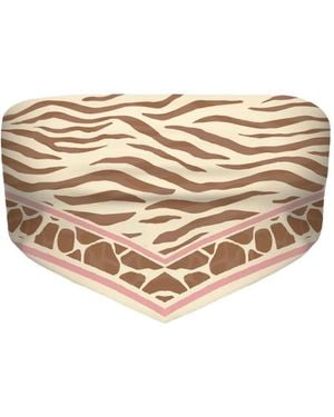 MC2 Saint Barth Rio Schal Mit Zebra-Print - Natur