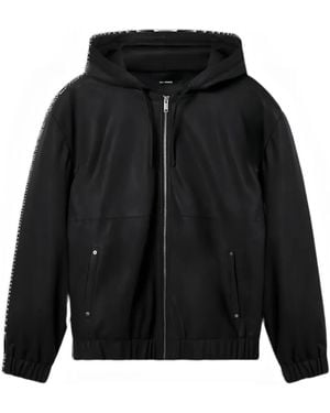 Axel Arigato Zip-up hooded jacket - Schwarz