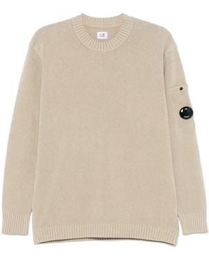 C.P. Company Pullover aus Chenille - Natur
