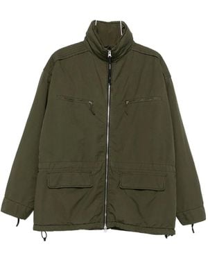 Aspesi Zip-Up Flap-Pocket Jacket - Green