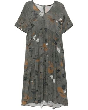Transit Printed Midi Dress - Gray