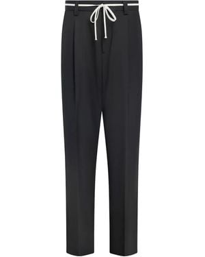 State of Order Pantalones con trabillas - Negro