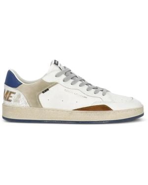 Crime London Chelsea Lettering Trainers - White