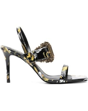 Versace Jeans Couture 90Mm Emily Sandals - Metallic