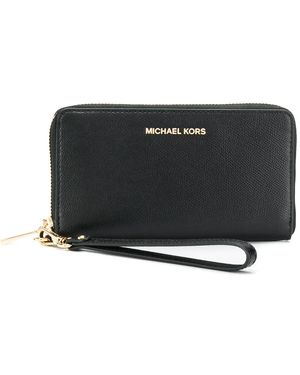 MICHAEL Michael Kors Jet Set Leather Phone Case - Black