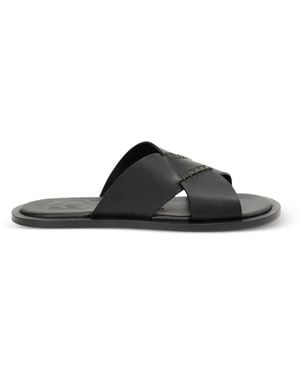 Loewe Sandali Con Design A Incrocio - Nero