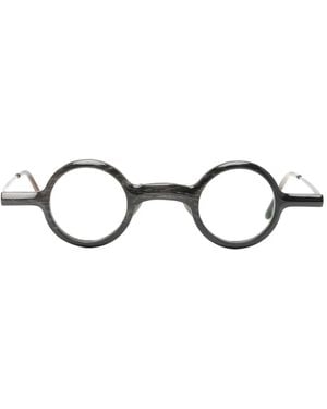 Rigards Brille Mit Rundem Gestell - Schwarz