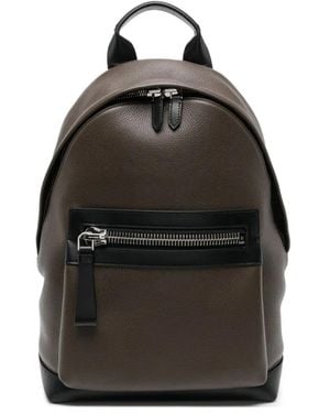 Tom Ford Rucksack aus Leder - Schwarz