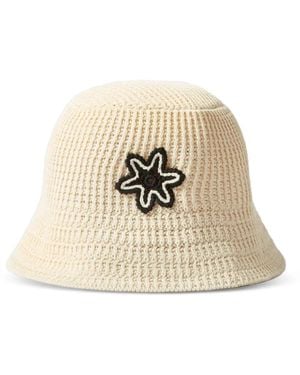 Claudie Pierlot Crochet Bucket Hat - Natural
