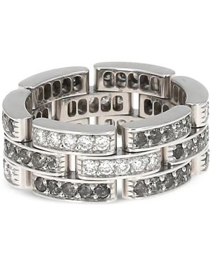 Cartier Maillon Panthère ダイヤモンド リング 18kホワイトゴールド - メタリック