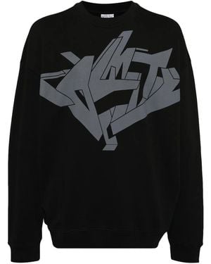 Marcelo Burlon グラフィック スウェットシャツ - ブラック