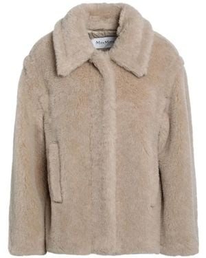 Max Mara Cappotto Con Collo A Scialle - Neutro