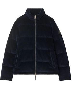 Burberry Plumífero con botones - Azul