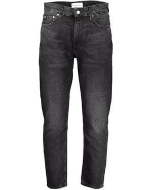 Calvin Klein Straight-Leg Jeans - Black