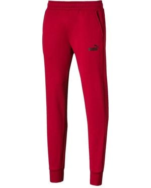 PUMA Essential Logo トラックパンツ - レッド