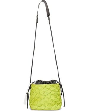 Osklen Pirarucu Curimbo Bucket Bag - Green