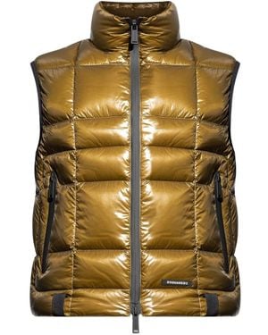 DSquared² Gewatteerde Spencer - Metallic