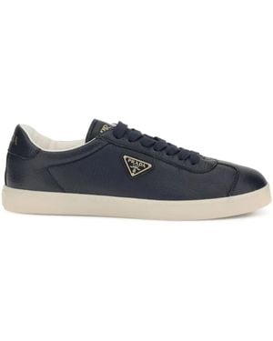 Prada Sneakers mit Triangel-Logo - Blau
