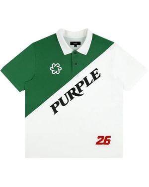 Purple Brand Mexico Pique Polo-Shirt - Green