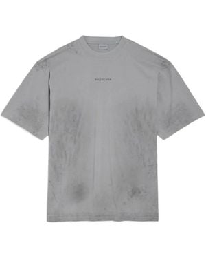 Balenciaga Medium Fit T-Shirt - Grey