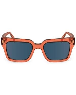 Paul Smith Zonnebril Met Vierkant Montuur - Blauw