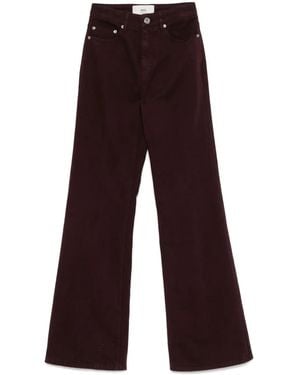 Ami Paris Flared Jeans - Purple