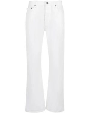 Off-White c/o Virgil Abloh Half Arrow Slim-Relaxed Jeans - White
