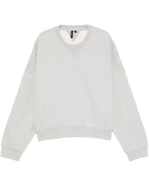 Entire studios Crew-Neck Cotton Sweatshirt - White