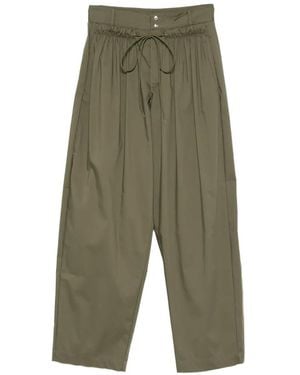 Aniye By Costanza Drawstring-Waist Trousers - Green