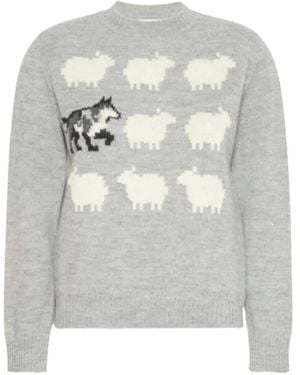 Weekend by Maxmara Alpaca And Wool-Blend Yarn Sweater - White