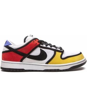 Nike Dunk Low Pro Sb "Piet Mondrian" Trainers - White