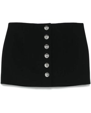 KHAITE Jaxon Miniskirt - Black