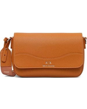 ARMANI EXCHANGE Bandolera Con Correa Del Logo - Marrón