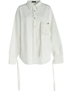 ANDREADAMO Long Sleeve Shirt - White