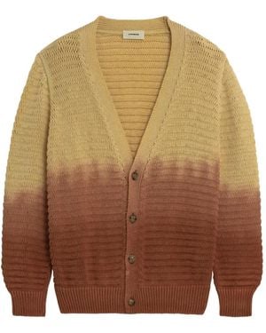 A PAPER KID Gestrickter Cardigan - Braun