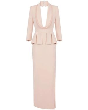 Elisabetta Franchi Carpet Dress - Pink