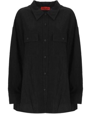 Thelatest Buttoned Pocket Shirt - Black