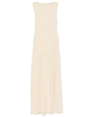 Arcina Ori Audrey Pleated Maxi Dress - White