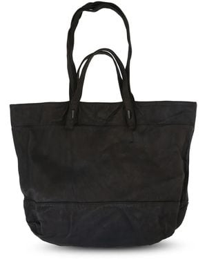 Yohji Yamamoto Shopper Met Dubbele Handgreep - Zwart