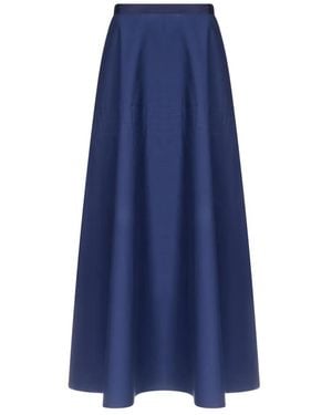 FFORME Deeta Pintuck-Detail Skirt - Blue
