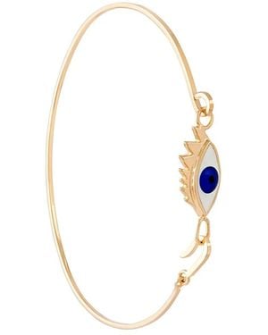 Delfina Delettrez Pulsera "Grandma Eyes On Me" - Blanco