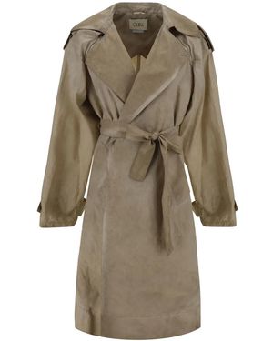 Quira Giacca Trench Coat - Natural