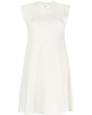 Lisa Yang Naomi Knitted Cashmere Minidress - White