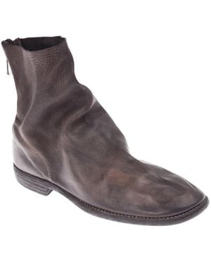 Guidi Aged Boot - Brown