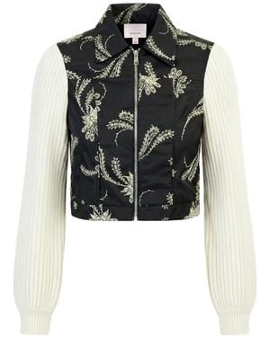 Cinq À Sept Ciara Paisley-Print Jacket - Black