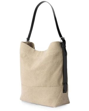 Lemaire Belted Tote Bag - Natural