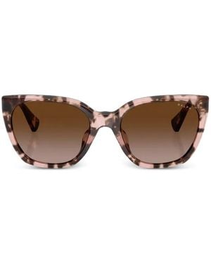 Polo Ralph Lauren Tortoiseshell-Effect Cat-Eye Sunglasses - Brown